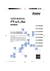 Iiyama ProLite E2200WS Mode D'emploi