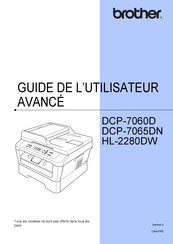 Brother HL-2280DW Guide De L'utilisateur