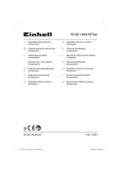 EINHELL 40.205.36 Instructions D'origine