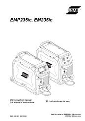 ESAB EM235ic Manuel D'instructions