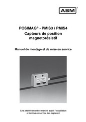 ASM POSIMAG PMIS3 Manuel De Montage Et De Mise En Service