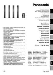 Panasonic SB-TP1000 Mode D'emploi