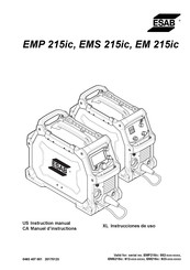 ESAB EM 215ic Manuel D'instructions