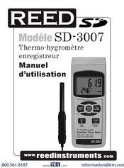 Reer SD-3007 Manuel D'utilisation