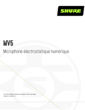 Shure 855222 Mode D'emploi