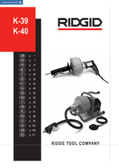 RIDGID K-40 Mode D'emploi