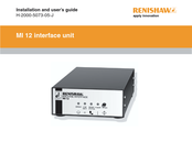 Renishaw MI 12 Guide D'installation Et D'utilisation