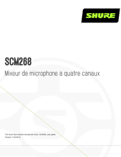 Shure SCM268 Mode D'emploi