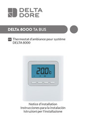 DELTA DORE DELTA 8000 TA BUS Notice D'utilisation