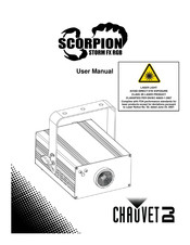 Chauvet DJ SCORPION STORM FX RGB Manuel D'utilisation