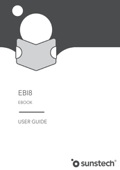 Sunstech EBI8 Guide De L'utilisateur