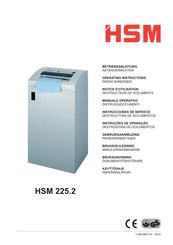 HSM Classic 225.2 Notice D'utilisation