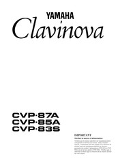 Yamaha Clavinova CVP-87A Mode D'emploi