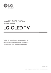 LG OLED65WXPVA.AFF Manuel D'utilisation