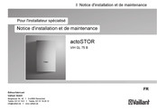 Vaillant actoSTOR VIH QL 75 B Notice D'installation Et De Maintenance