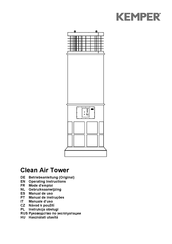 Kemper Clean Air Tower Mode D'emploi