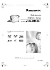 Panasonic VDR-D150EF Mode D'emploi