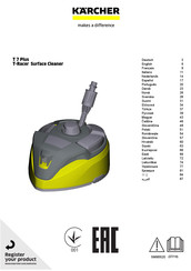 Kärcher T7 Plus T-Racer Surface Cleane Mode D'emploi