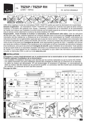 Simu T5ZSP RH Notice Originale