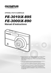 Olympus FE-3000 Manuel D'instructions