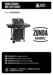 Mayer Barbecue ZUNDA GASGRILL MGG-1201-B BASIC Mode D'emploi