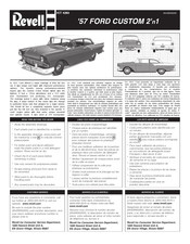 REVELL 1957 FORD CUSTOM 2'n1 Mode D'emploi
