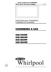 Whirlpool AGB 583/WP Mode D'emploi