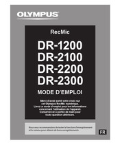Olympus DR-2300 Mode D'emploi