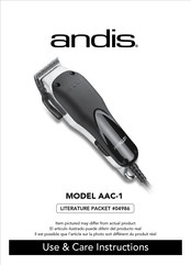 Andis AAC-1 Mode D'emploi