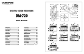 Olympus DM-720 Mode D'emploi