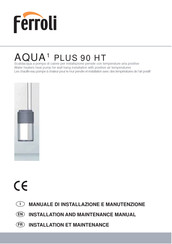 Ferroli AQUA1 PLUS 90 HT Manuel D'installation Et Maintenance