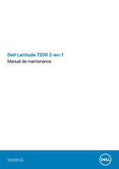 Dell Latitude 7200 2-en-1 Mode D'emploi