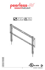 peerless-AV SMARTMOUNT SF680 Instructions De Montage