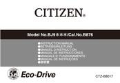 Citizen B876 Manuel D'instructions