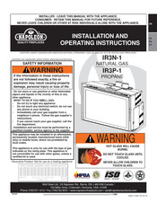 Napoleon IR3N-1 Instructions D'utilisation