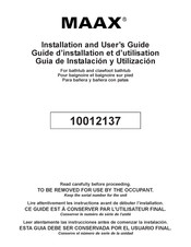 MAAX 101227 Guide D'installation Et D'utilisation