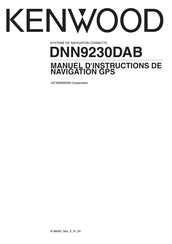 Kenwood DNN9230DAB Manuel D'instructions