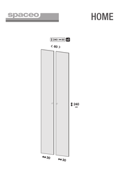 Spaceo HOME Série Instructions De Montage