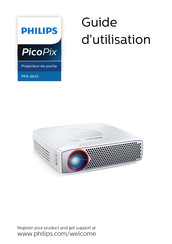 Philips PicoPix PPX 4835 Guide D'utilisation