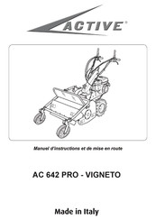 Active AC 642 PRO-VIGNETO Manuel D'instructions Et De Mise En Service