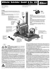 Wilesco D5 Mode D'emploi