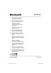 EINHELL GC-HH 5047 Instructions D'origine