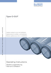 Burkert C-CUT Manuel D'utilisation