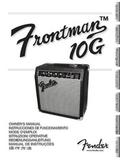 Fender Frontman 10G Mode D'emploi