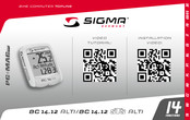 Sigma BC 14.12 ALTI Mode D'emploi