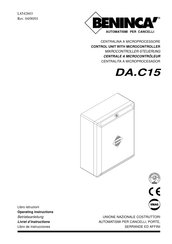 Beninca DA.C15 Livret D'instructions