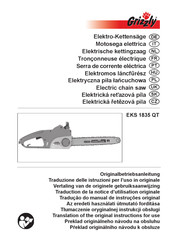 Grizzly EKS 1835-2 QTX Traduction De La Notice D'utilisation Originale