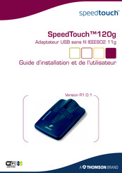 THOMSON SpeedTouch 120g Guide D'installation Et De L'utilisateur
