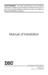 DSC LCD5501Z INT Manuel D'installation
