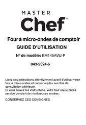 Master Chef EM145AW J-P Guide D'utilisation